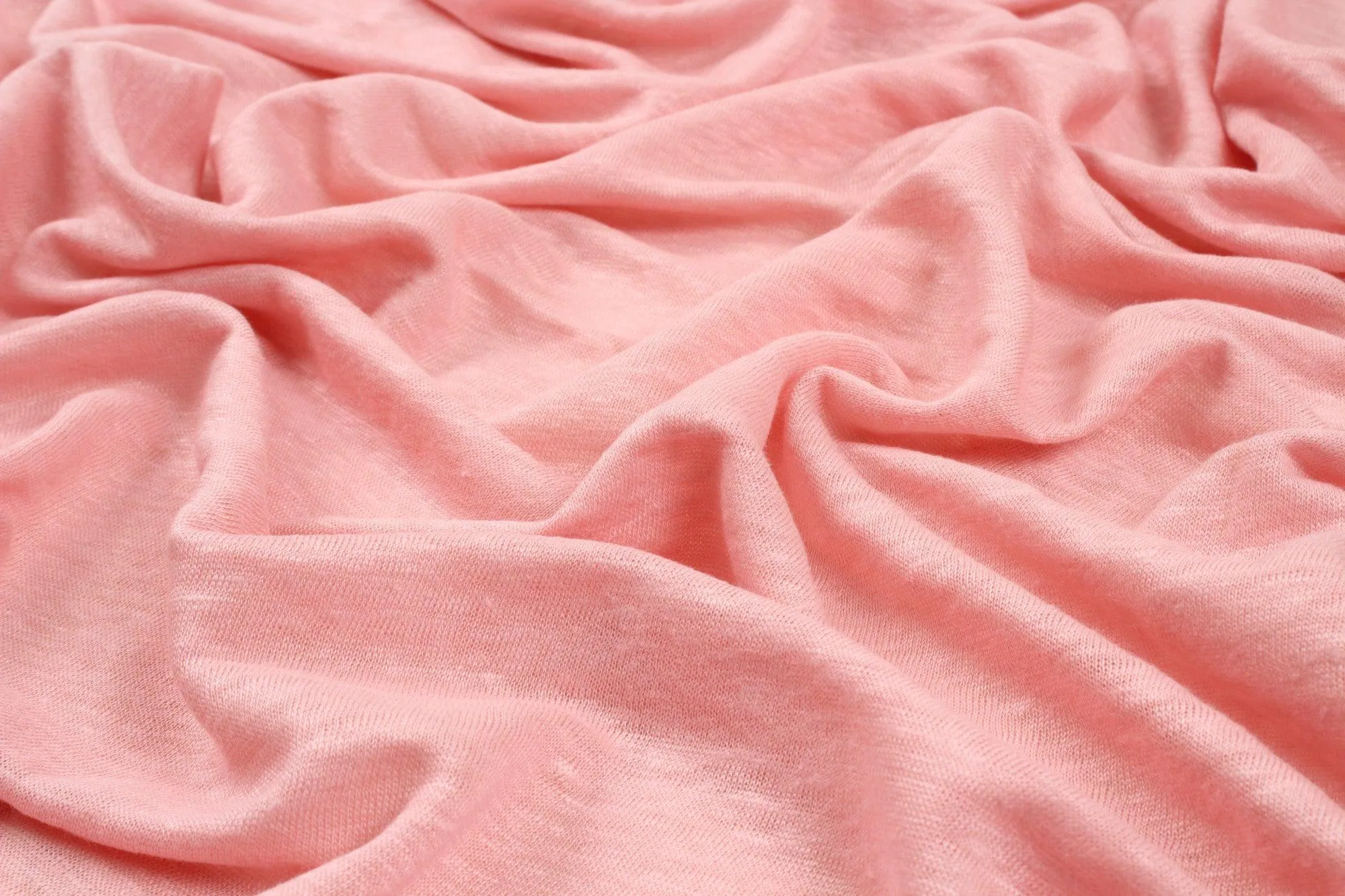 10 Mts Roll - Soft Linen Single Jersey (Bridal Rose) - OFFER: 9,50€/Mt