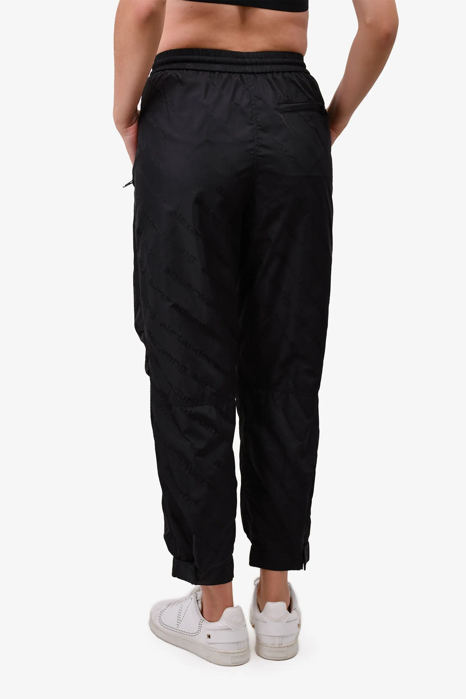 Alexander Wang Black Nylon Joggers Size XS