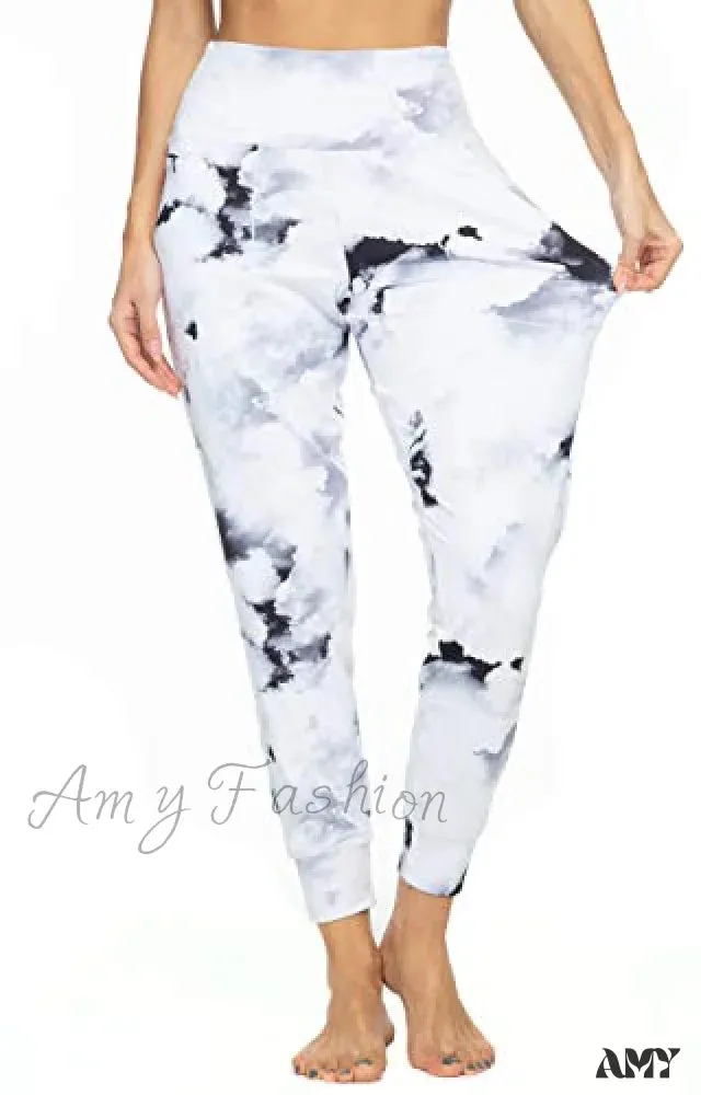 Amy Fashion - Women's Joggers with Pockets High Waisted Athletic Sports Pants