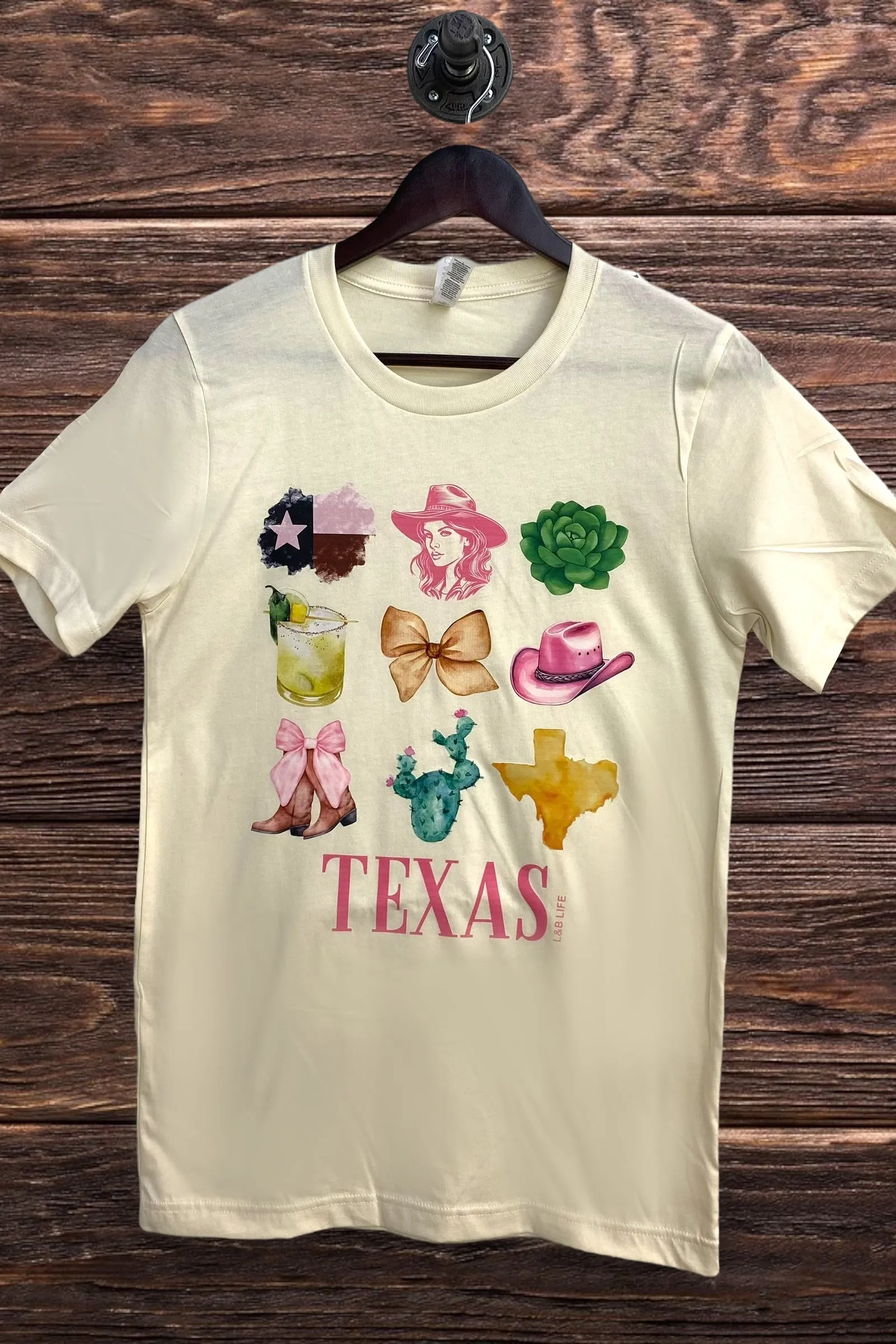 BC DTF TEXAS BOW THEME - CREAM