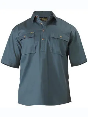 Bisley Closed Front Cotton Drill Short Sleeve Shirt BSC1433