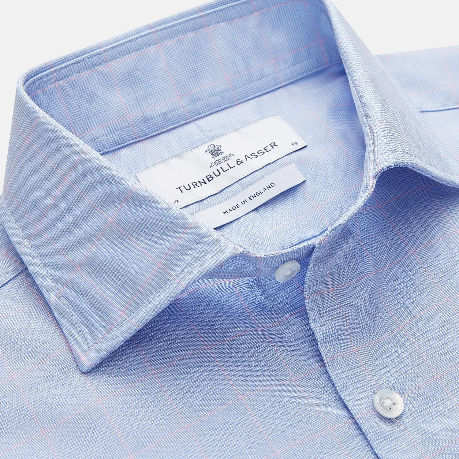 Blue and Red Prince of Wales Check Mayfair Shirt