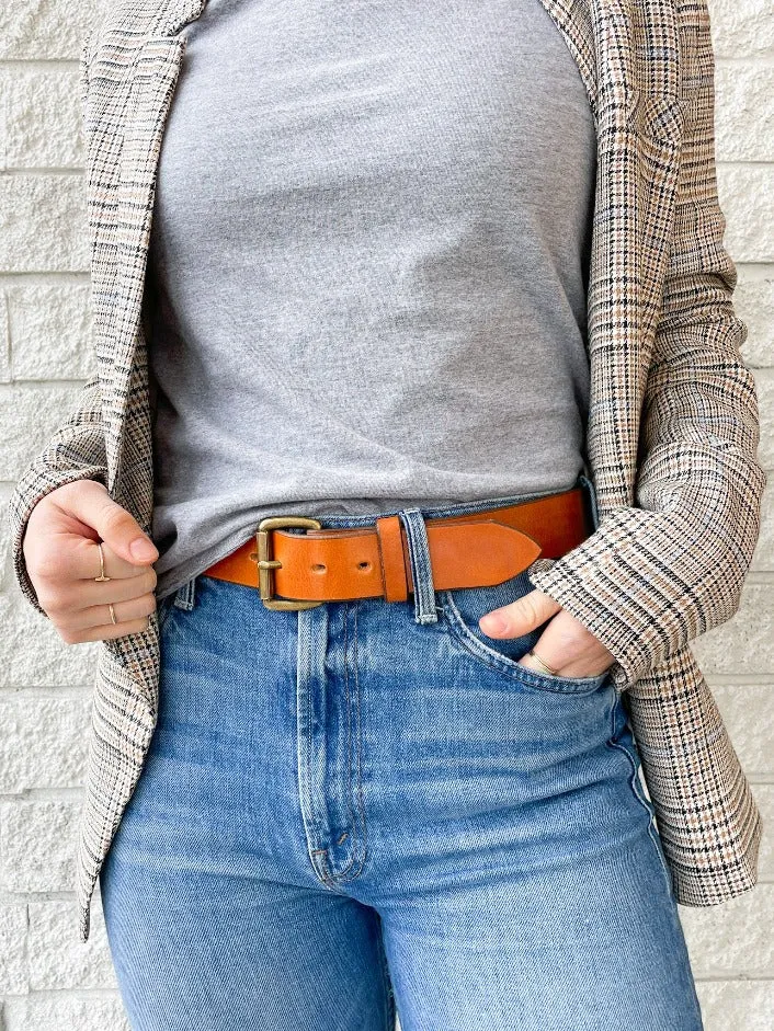 Brown Leather Belt