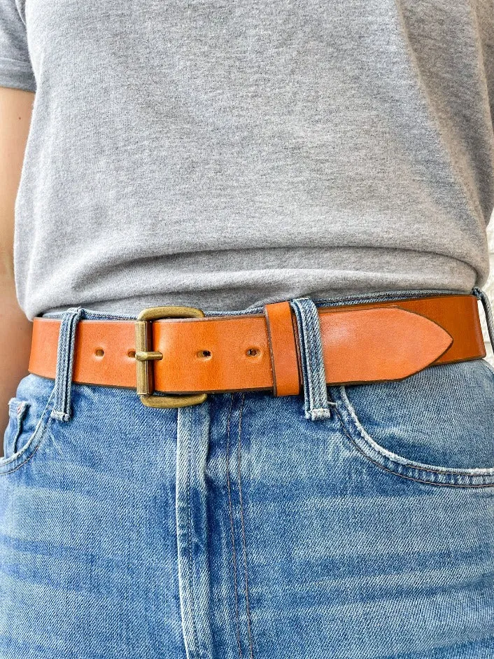 Brown Leather Belt