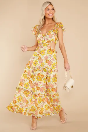 Clara Lucia Floral Ankle Dress