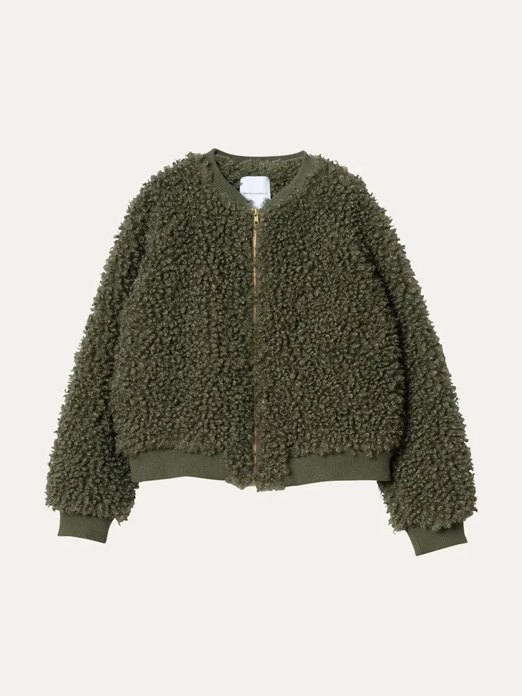 Delicate Love Teddy Bomber Jacket Capulet Olive