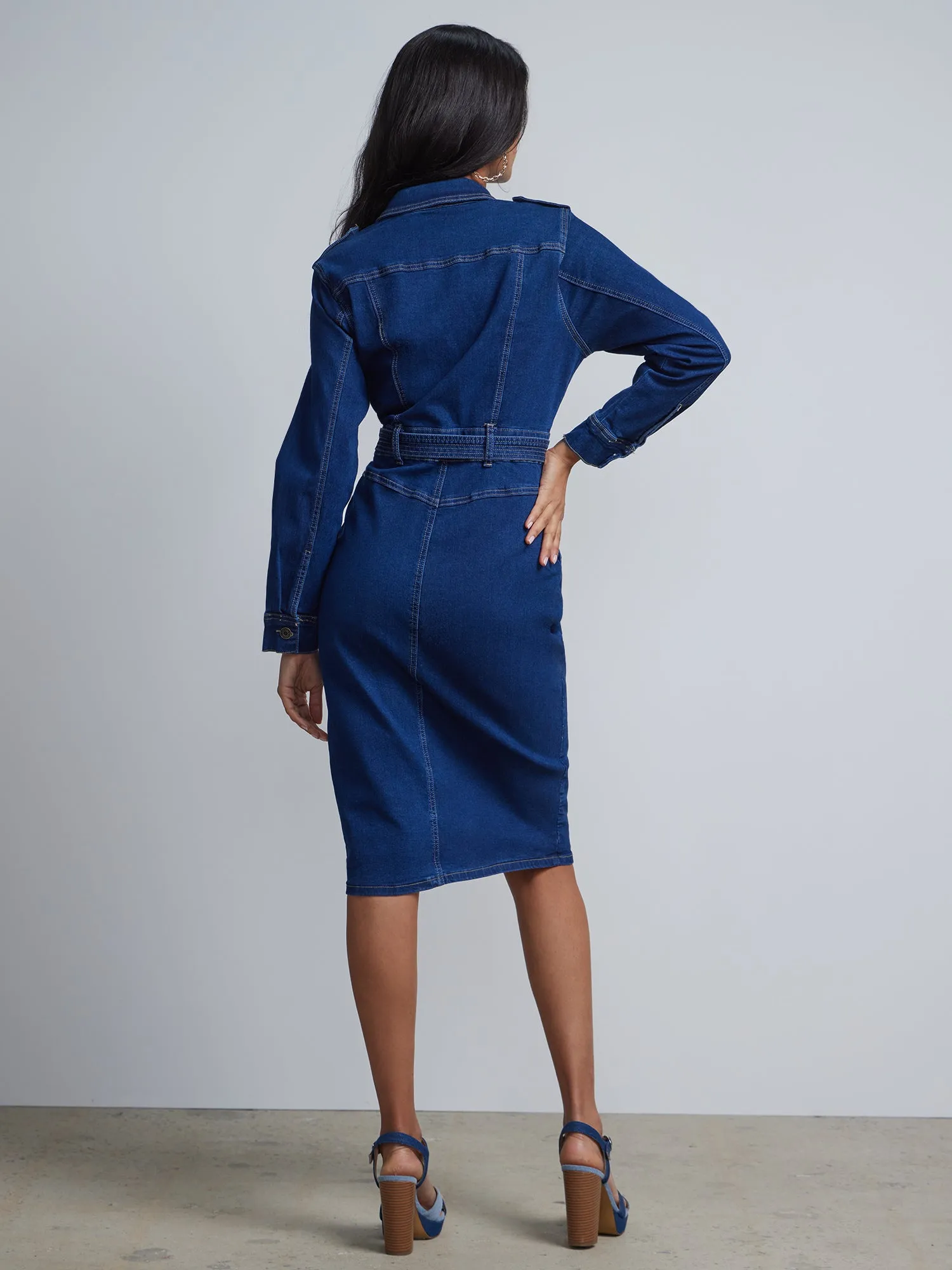 Denim Shirtdress