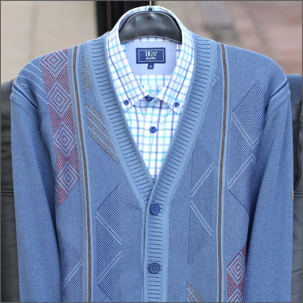 Dg's Light Blue Pattern Cardigan^