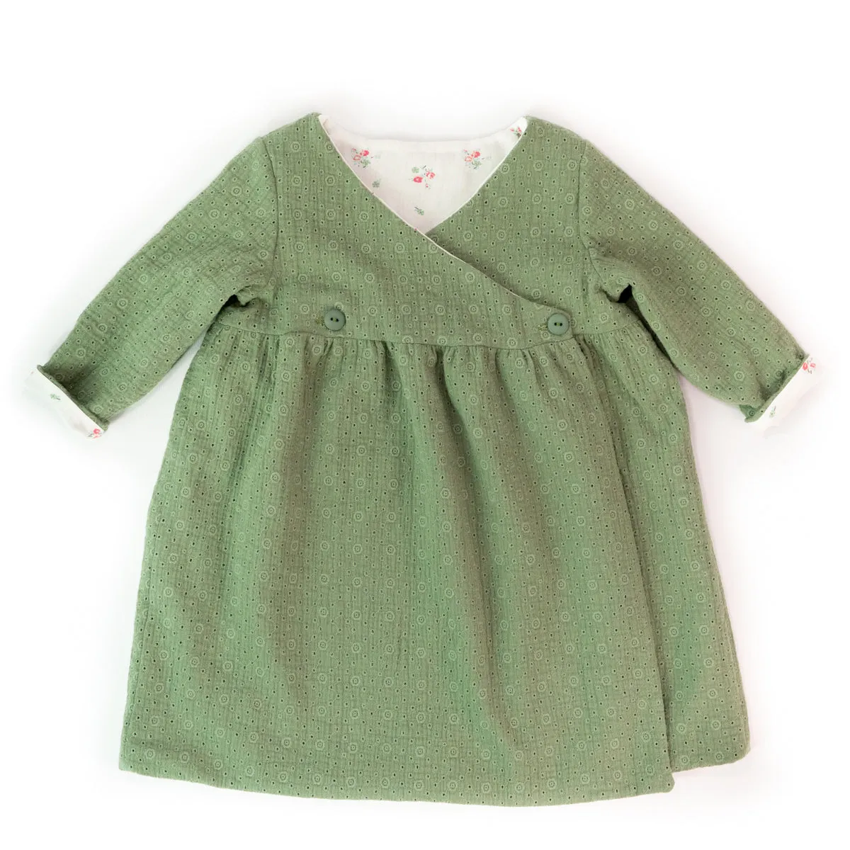 DUBLIN Cardigan or dress - Baby 1M/4Y - Paper Sewing Pattern