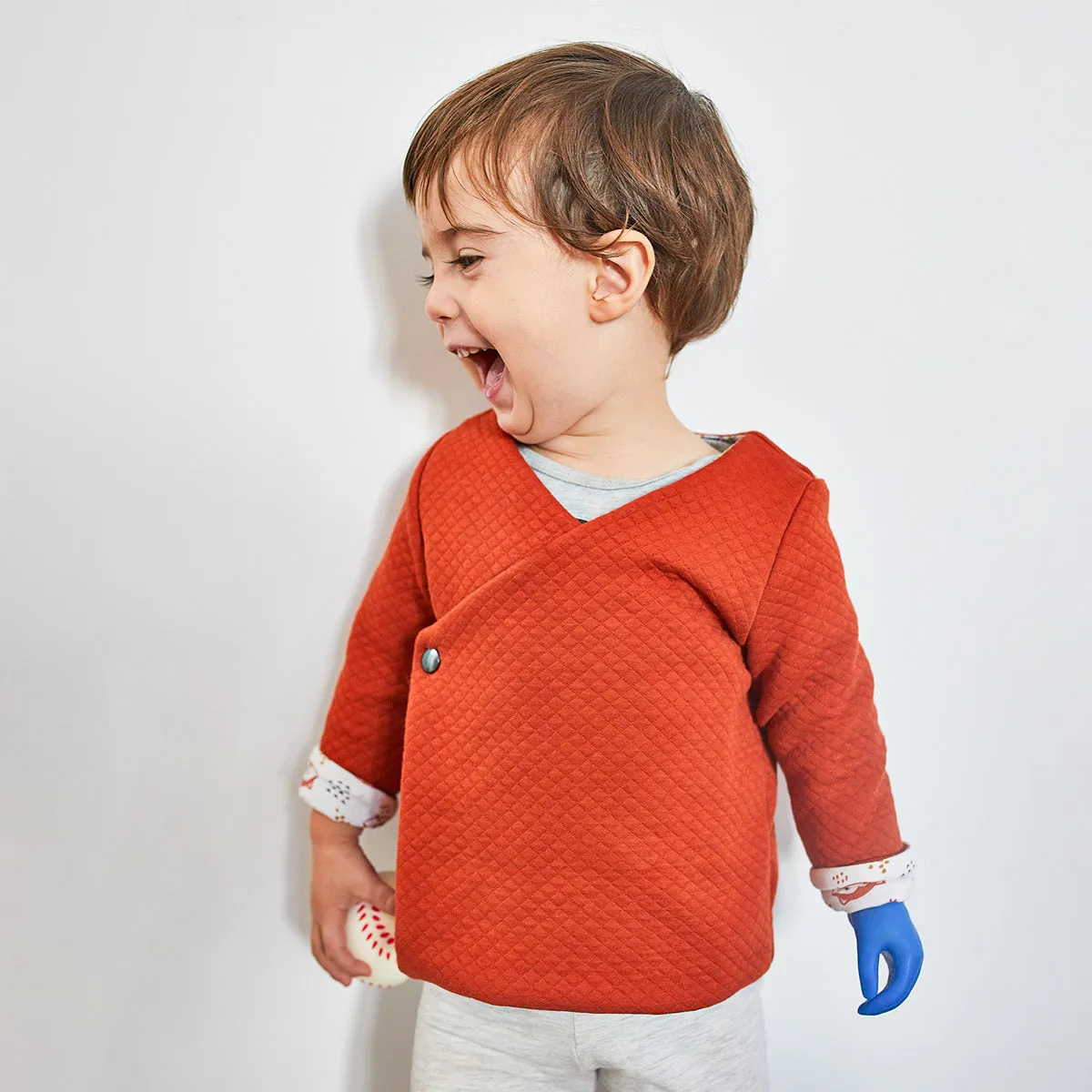 DUBLIN Cardigan or dress - Baby 1M/4Y - Paper Sewing Pattern