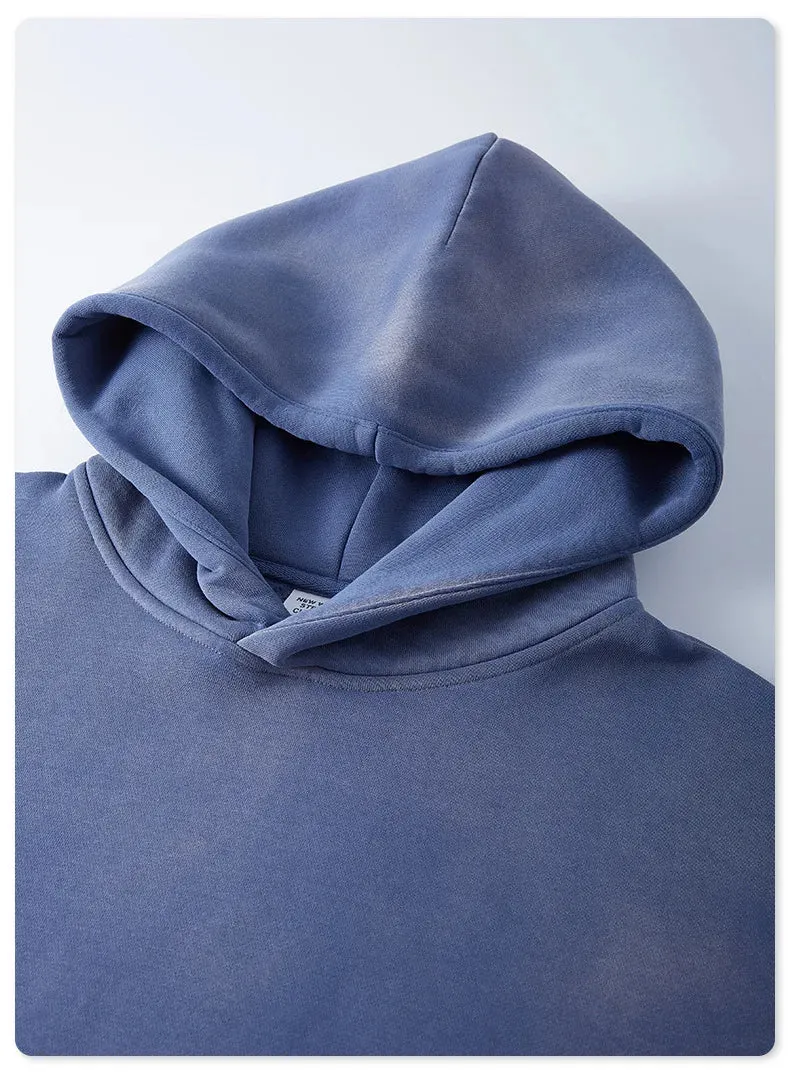 Fashion Warm Loose Heavyweight Hooded Sweatshirt