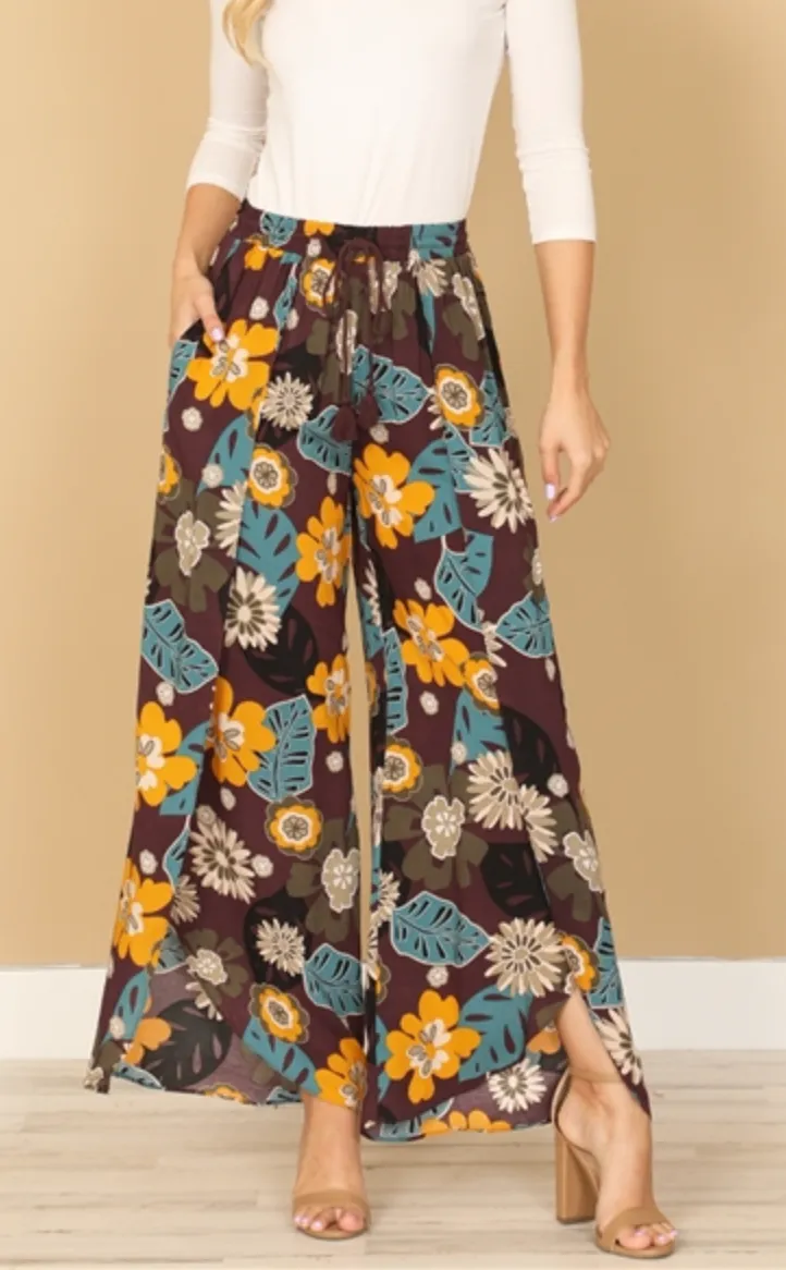 Floral Tulip Pants