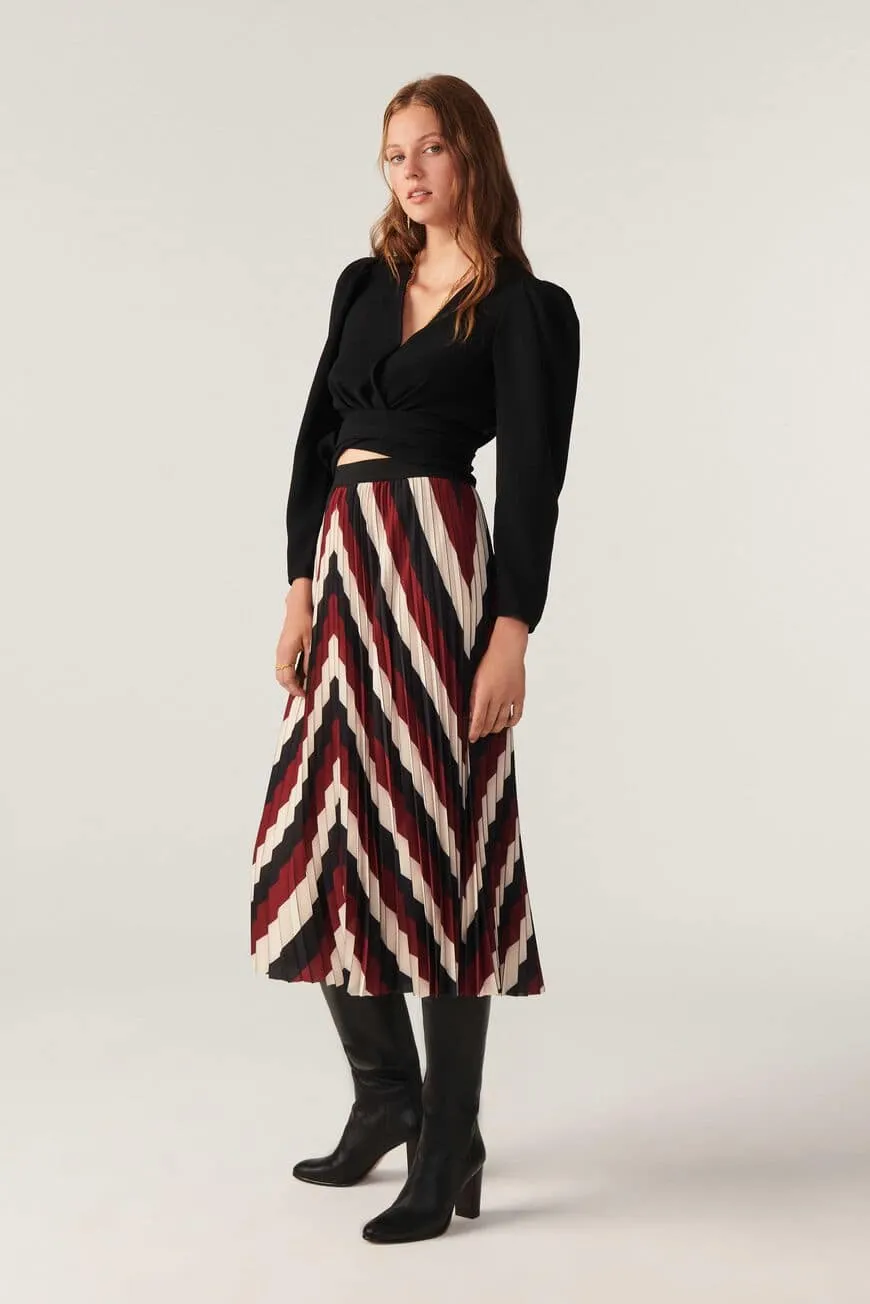 Hendy Skirt ~ Bordeaux