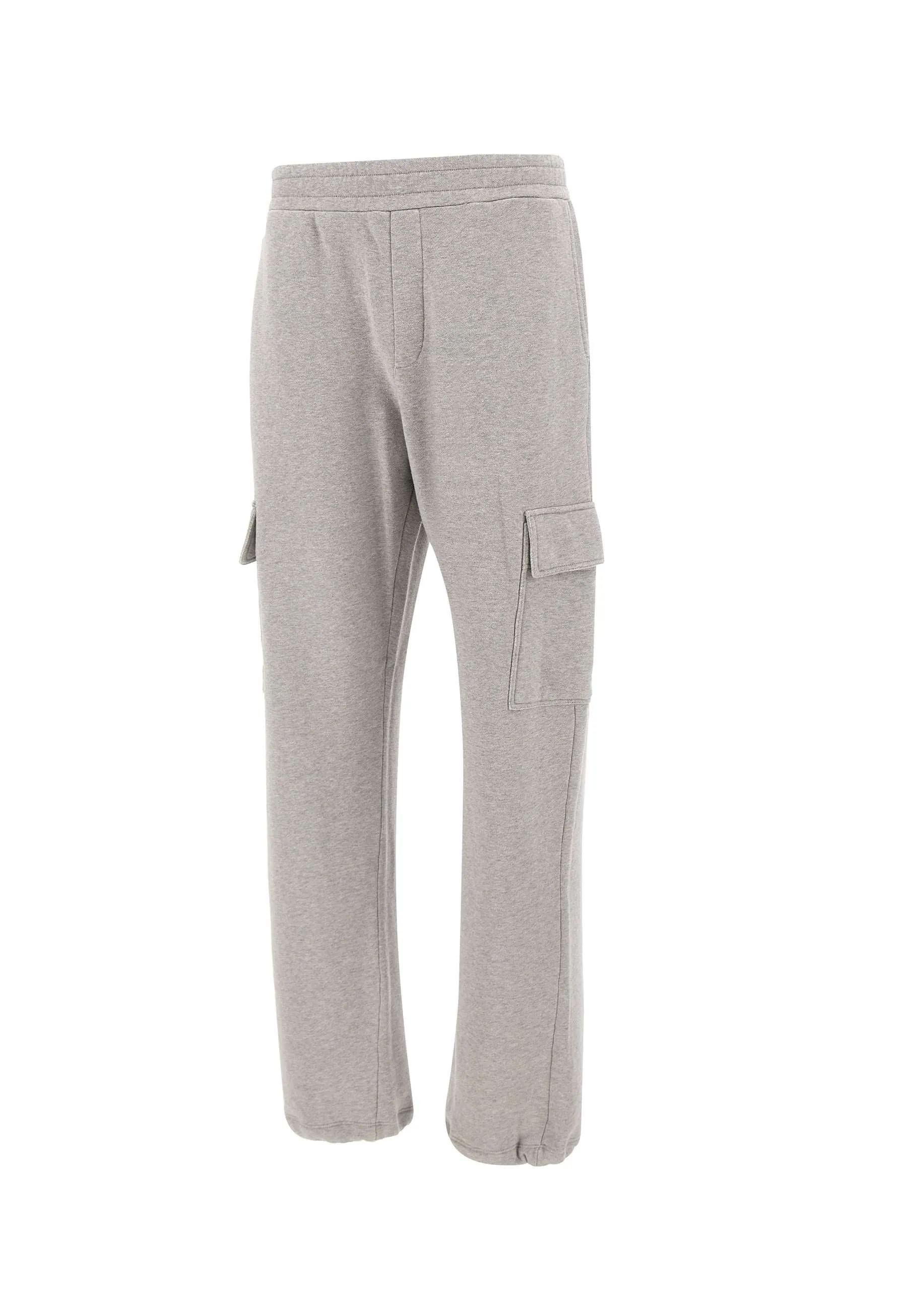 Magnus Grey Cotton Jogger Pants