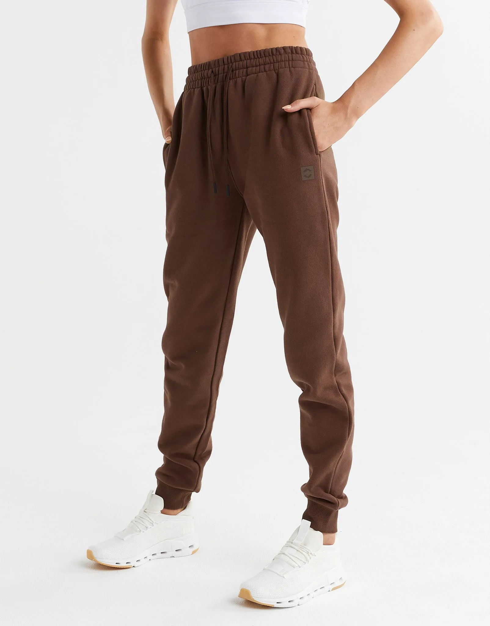 Millie Track Pants in Peppercorn