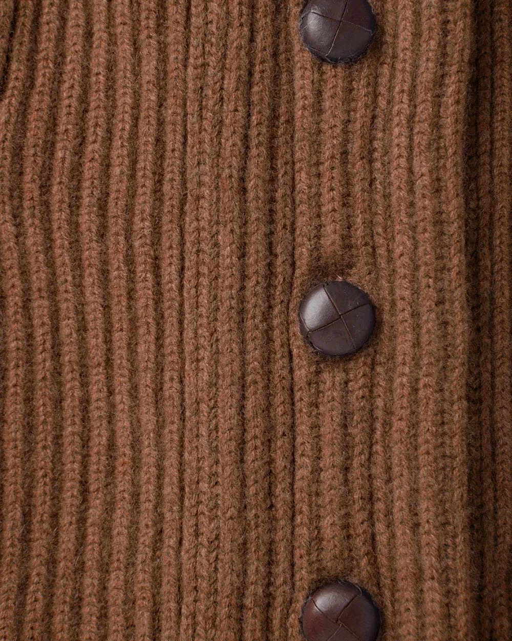 Mocha Shawl Collar Cashmere Cardigan