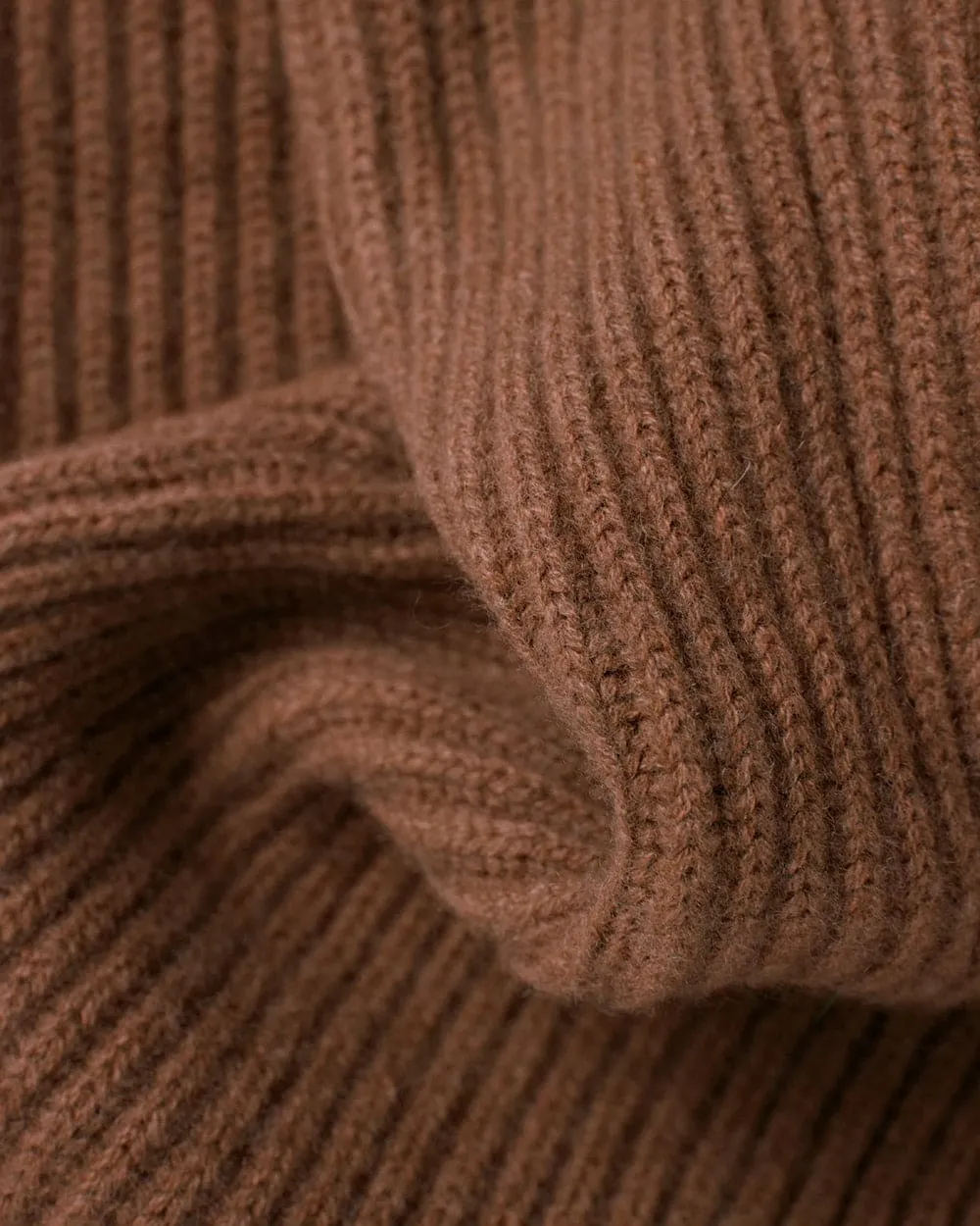 Mocha Shawl Collar Cashmere Cardigan