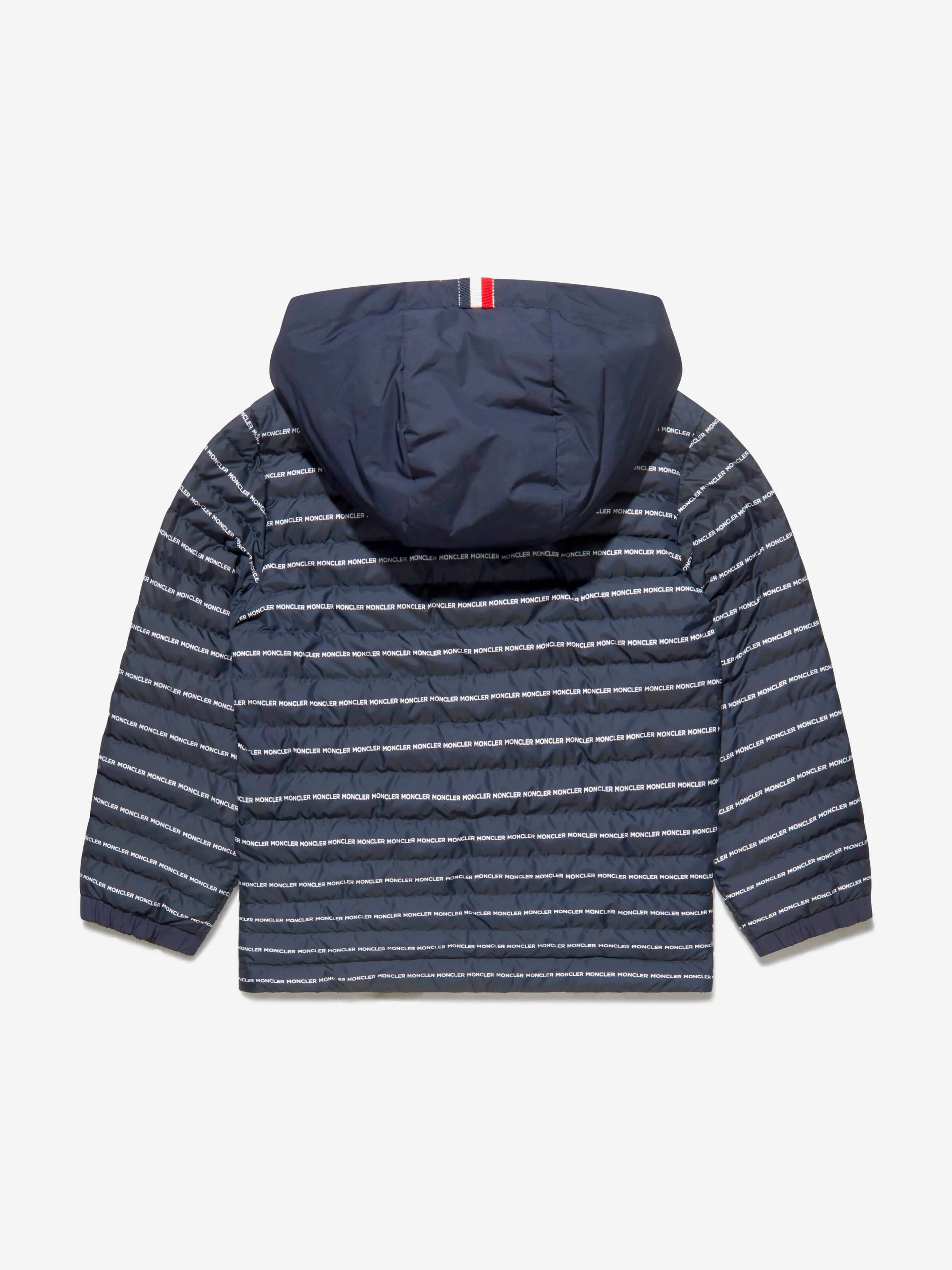 Moncler Enfant Boys Down Padded Logo Print Bergo Jacket