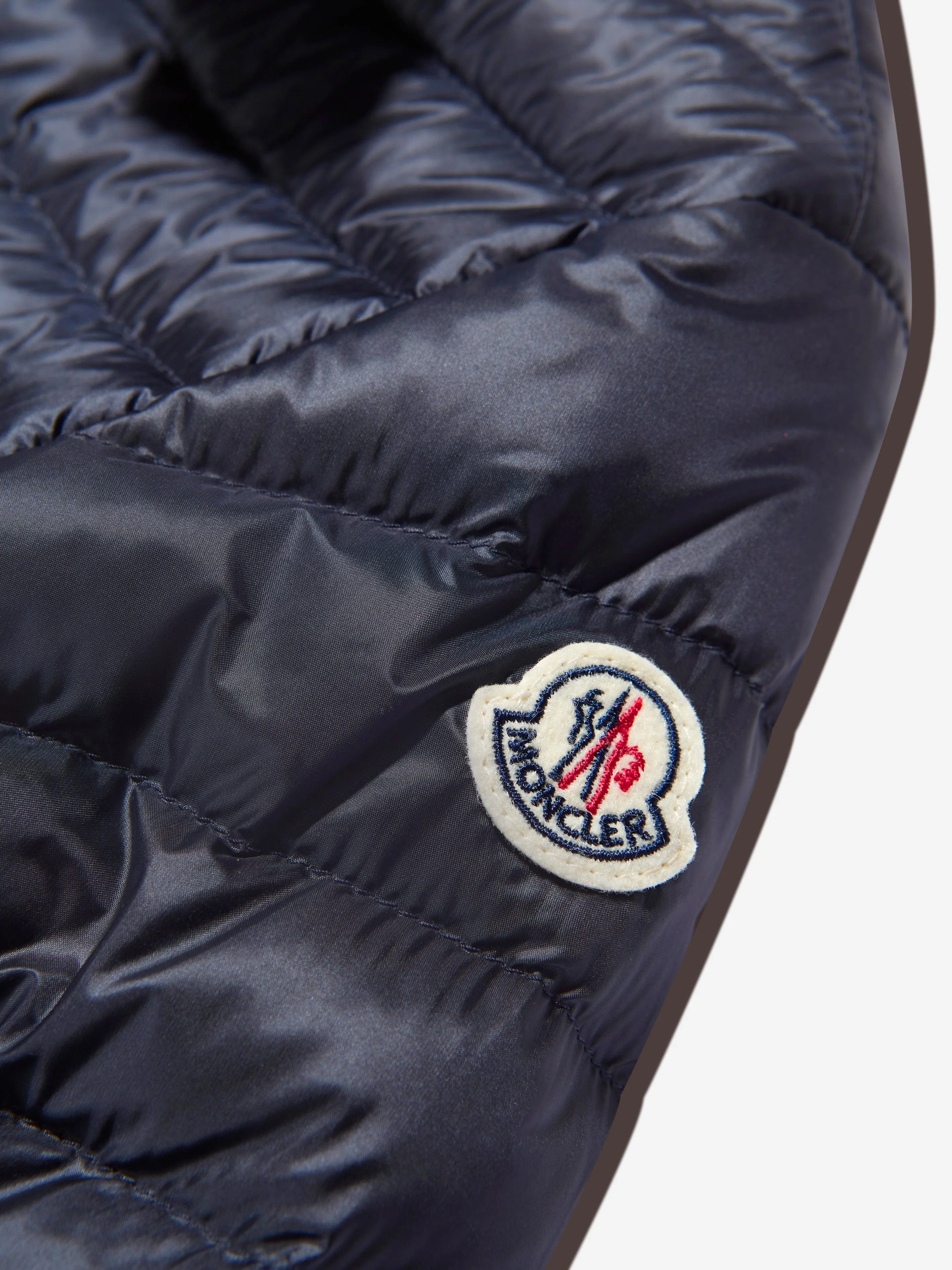 Moncler Enfant Boys Down Padded Urzay Biker Jacket in Navy