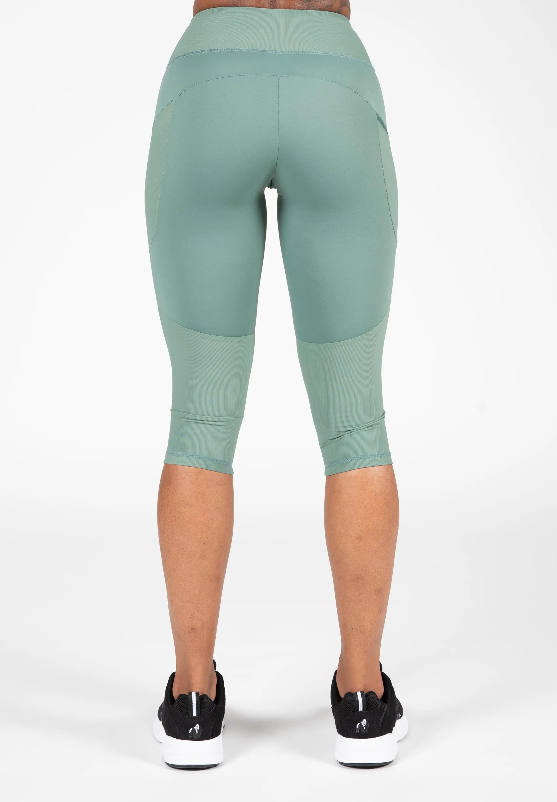 Monroe Cropped Leggings - Green