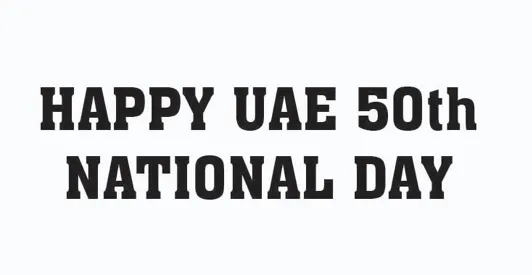 National Day theme UAE Flag colors - red, white and black polo shirts