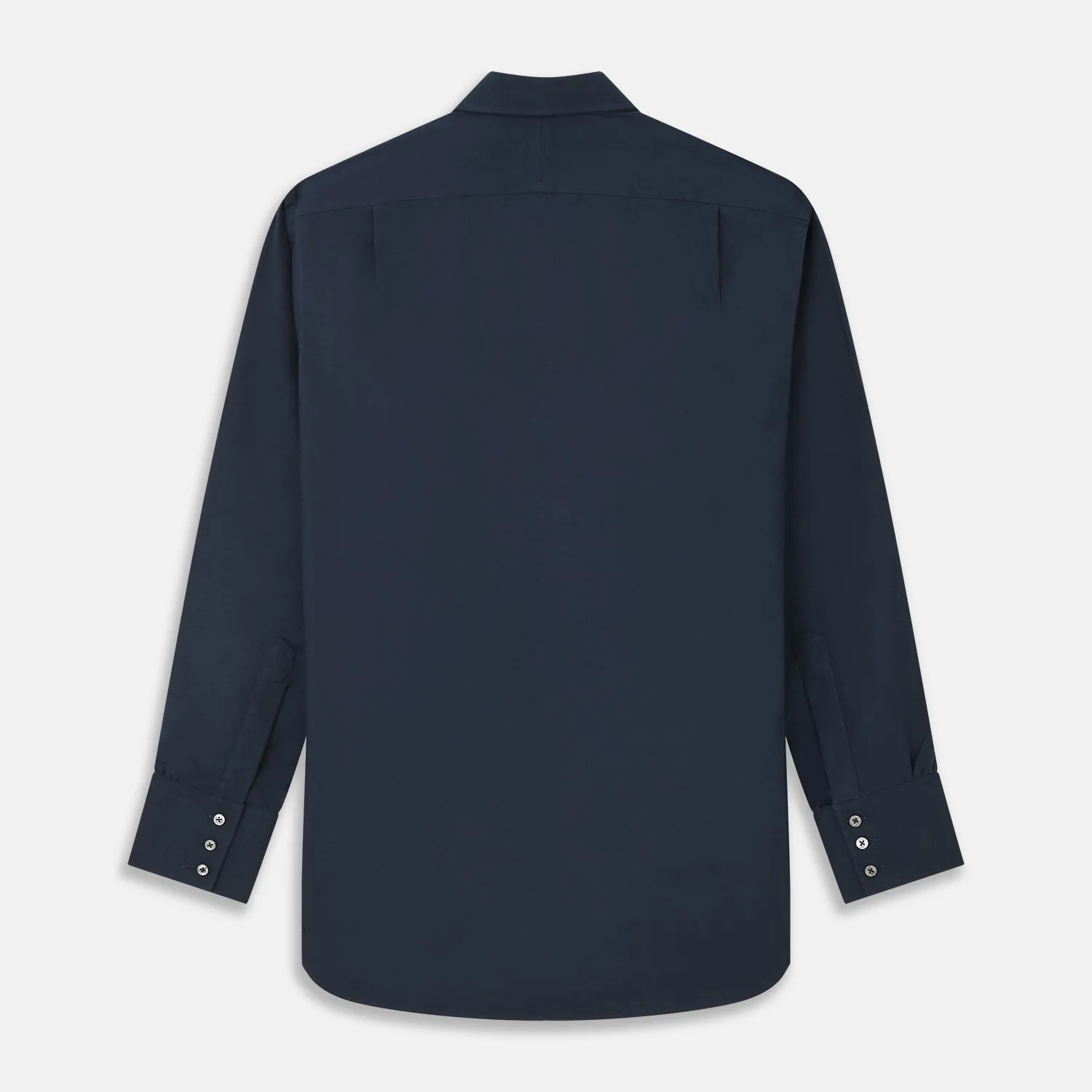 Navy Cotton Regular Fit Mayfair Shirt