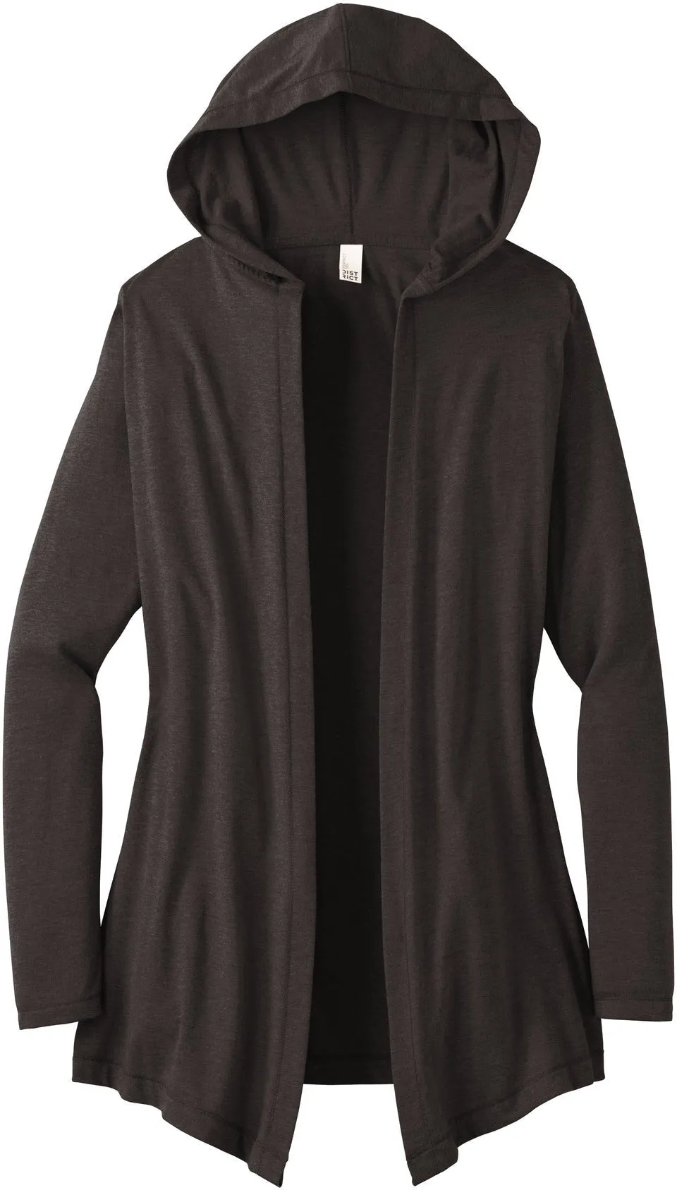 OUTLET-District Ladies Perfect Tri Hooded Cardigan