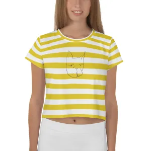 pencil doggy  Crop Tee