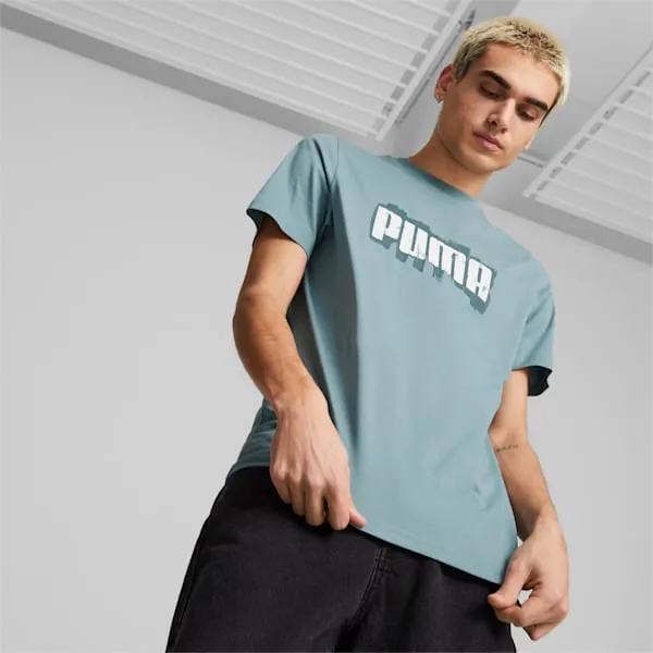 Puma Graphics Wording Mens Tee