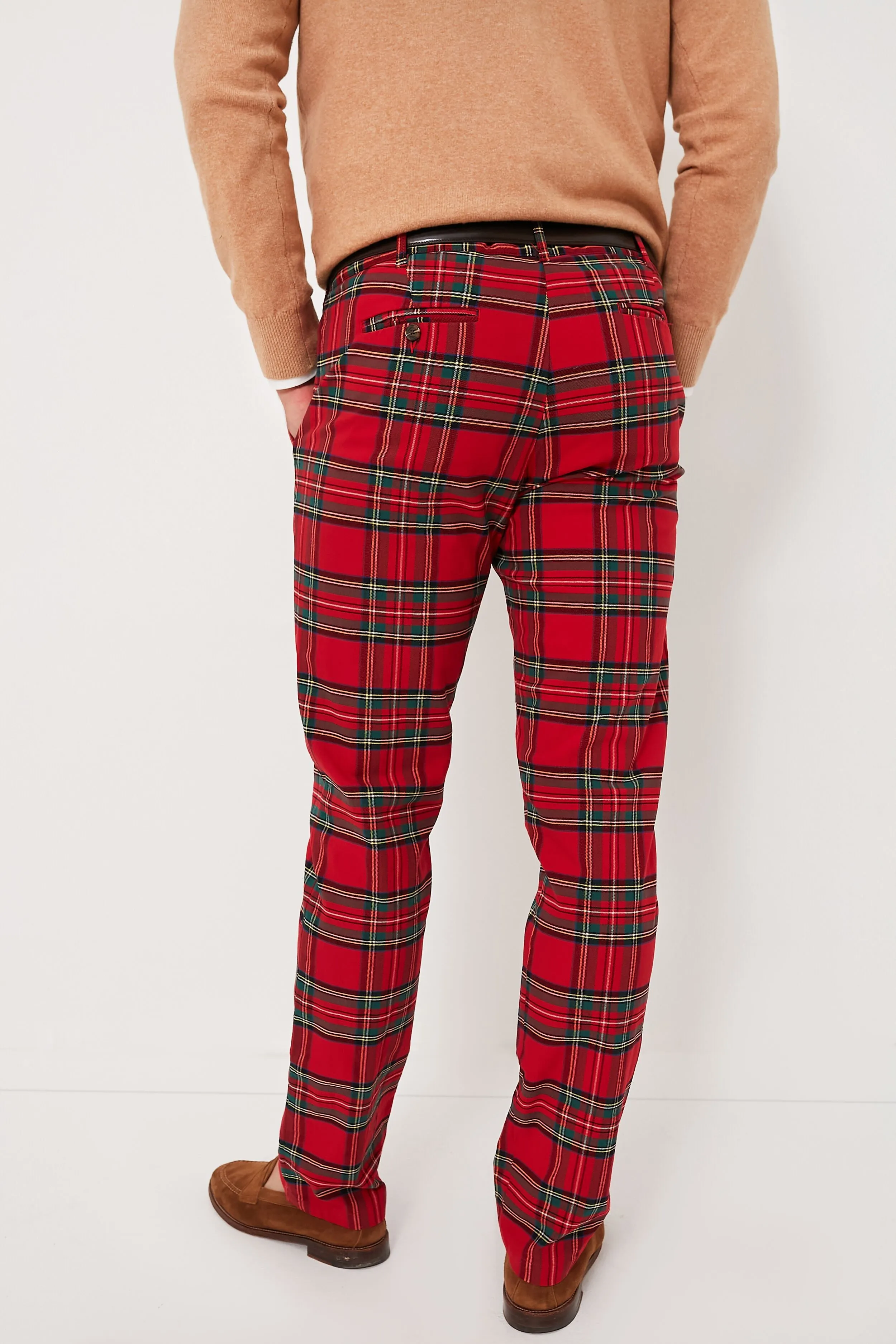 Royal Stewart Tartan Stretch Twill Harbor Pants (34" Inseam)