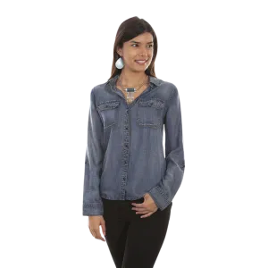 Scully Leather Women's Denim Top Shirt