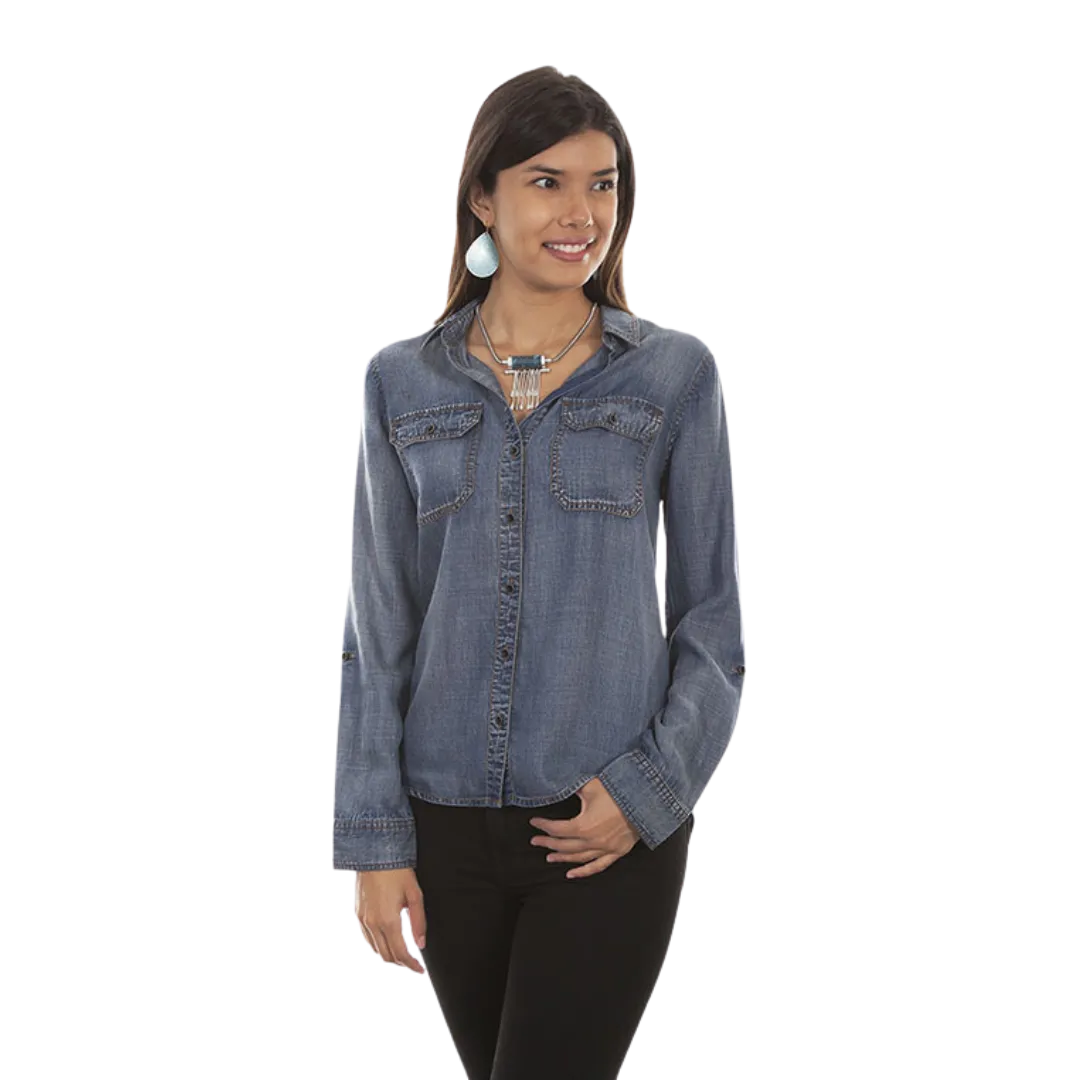 Scully Leather Women's Denim Top Shirt