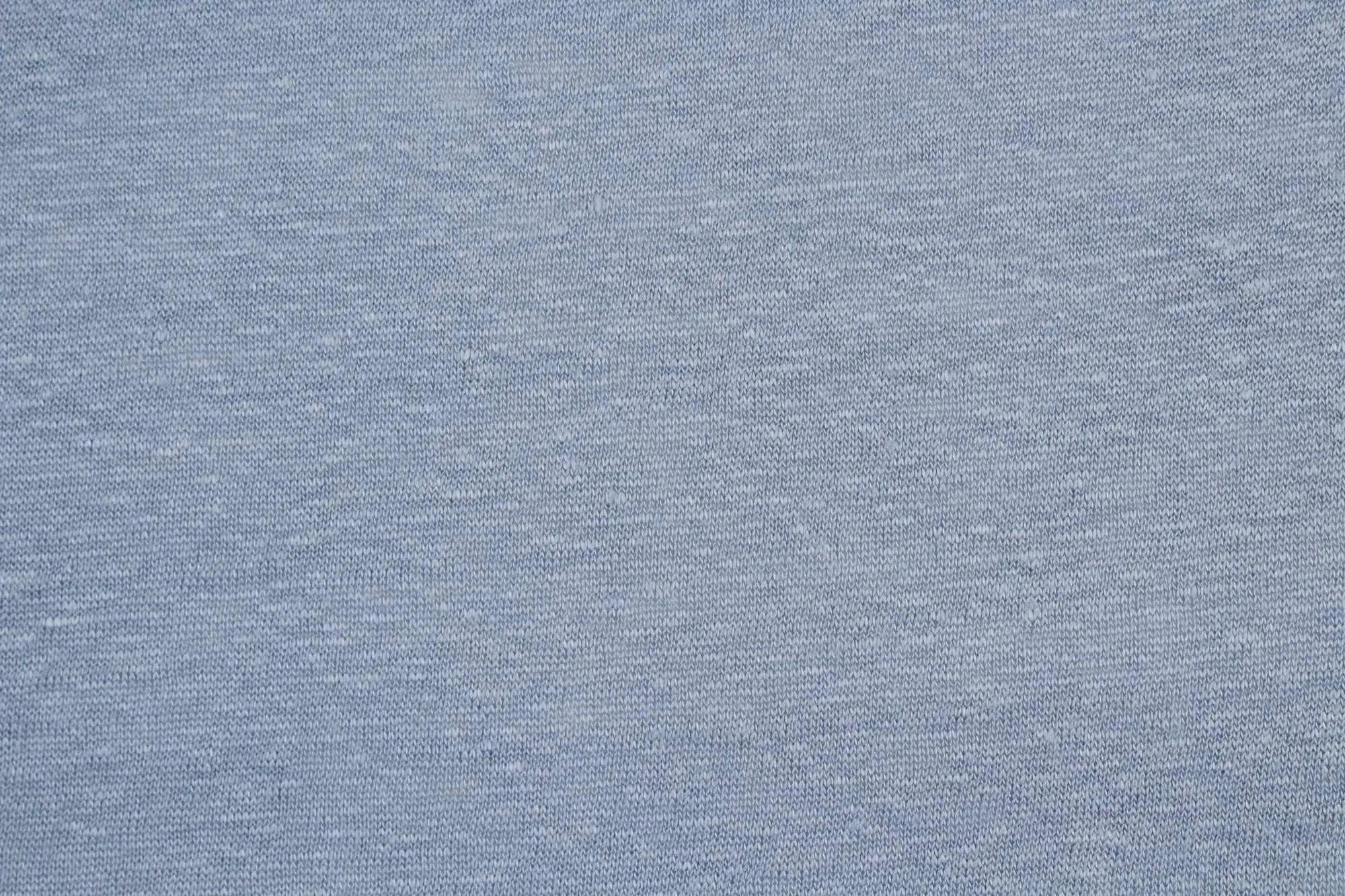 Soft Linen Single Jersey - Dolphin Blue