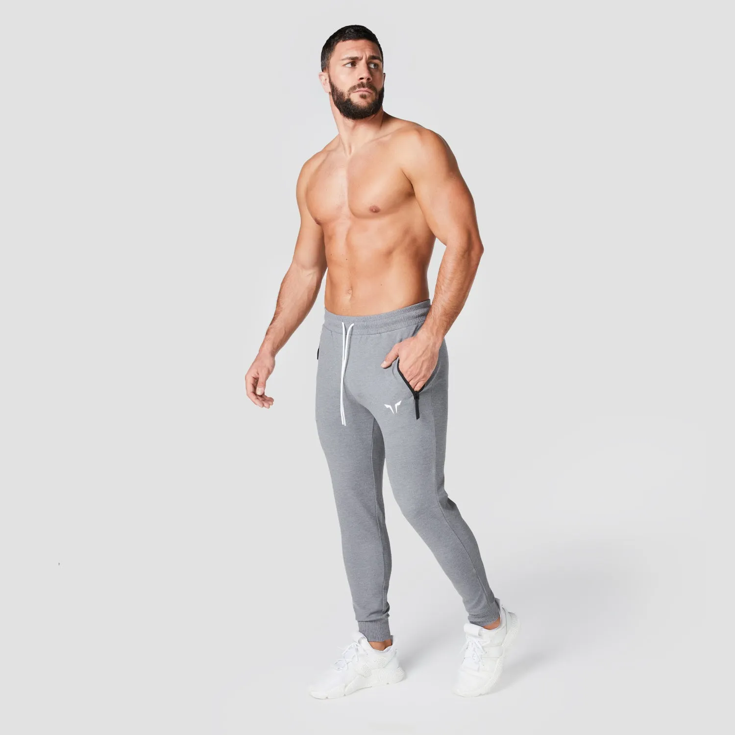 Statement Classic Joggers- Grey Marl