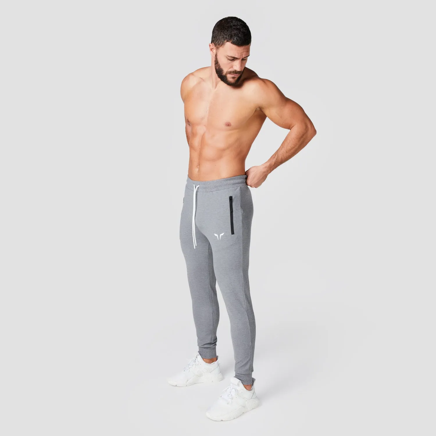 Statement Classic Joggers- Grey Marl