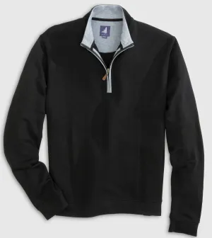 The Sully 1/4 Zip Pullover in Black by Johnnie-O