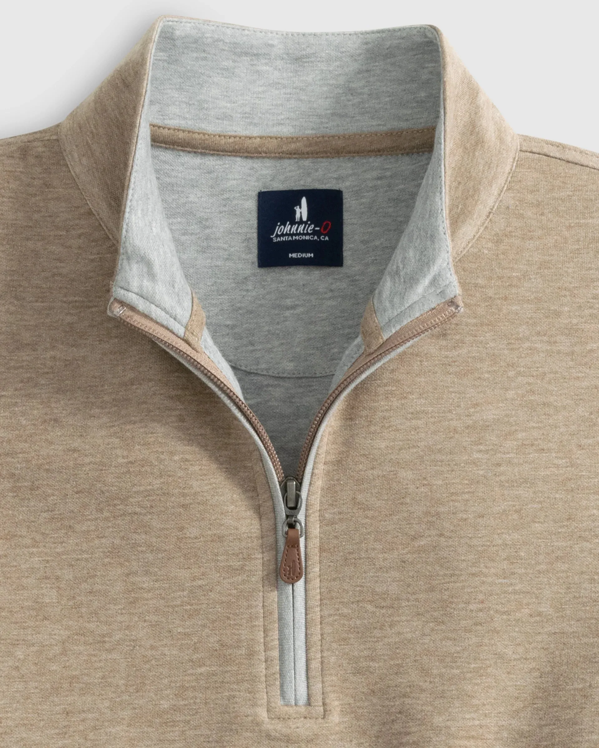 The Sully 1/4 Zip Pullover in Cedar by Johnnie-O