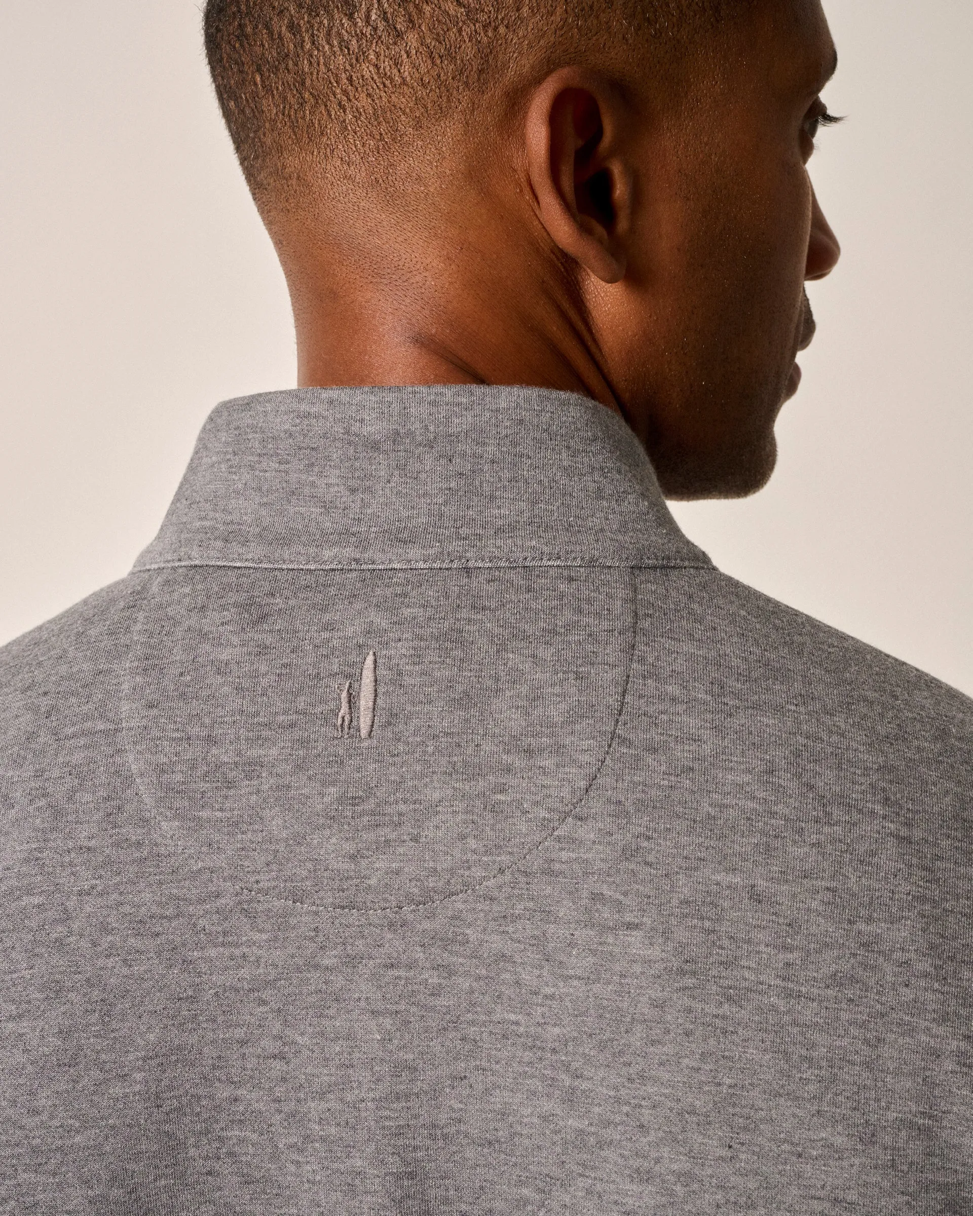 The Sully 1/4 Zip Pullover in Volcano by Johnnie-O