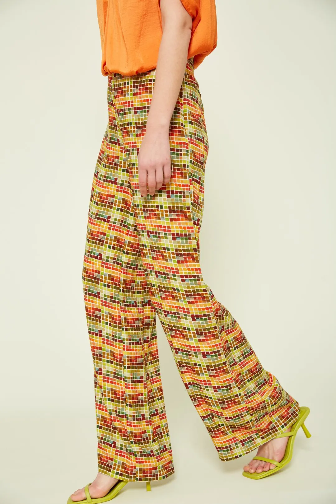 Van-Dos Dotti Print Trousers