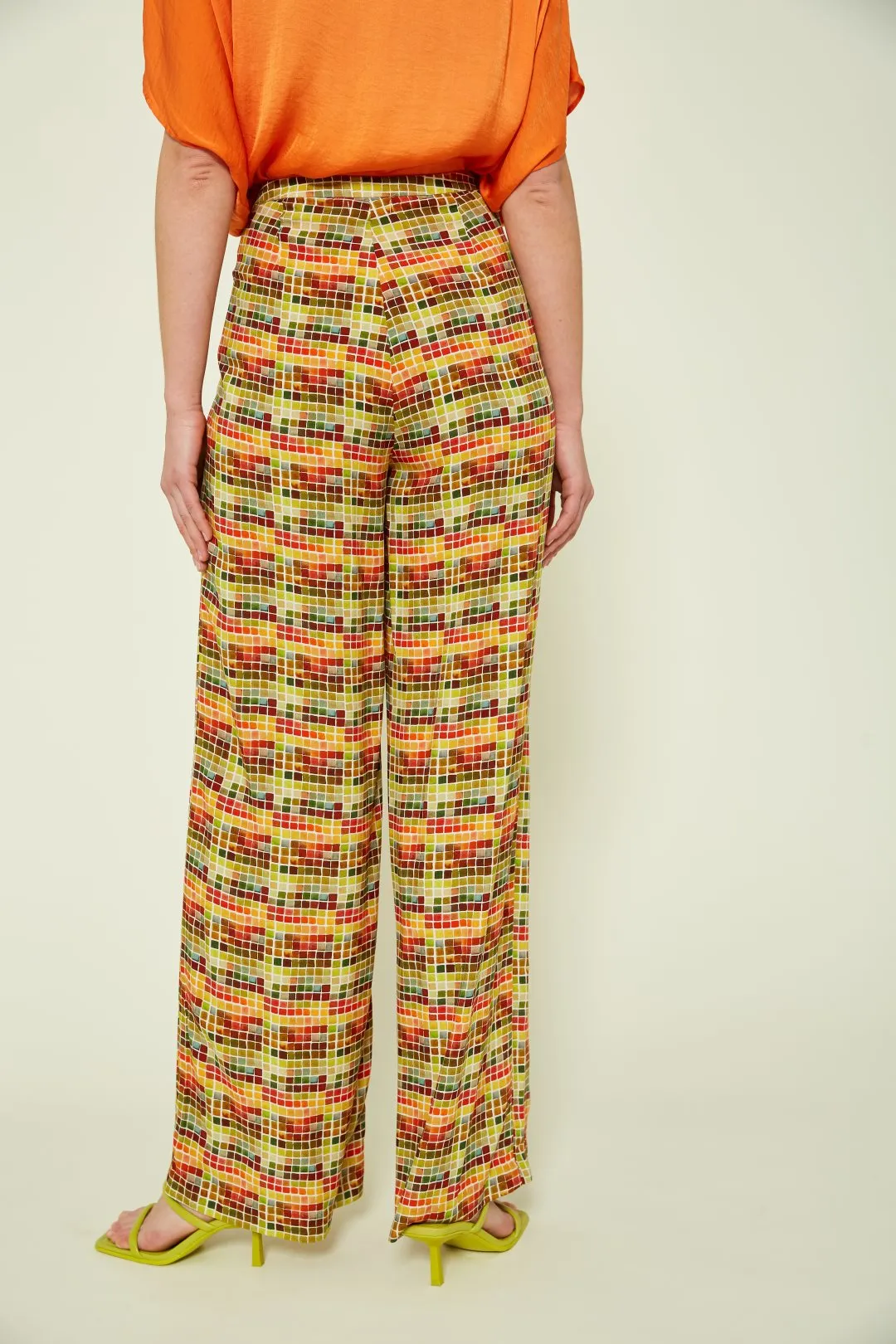 Van-Dos Dotti Print Trousers