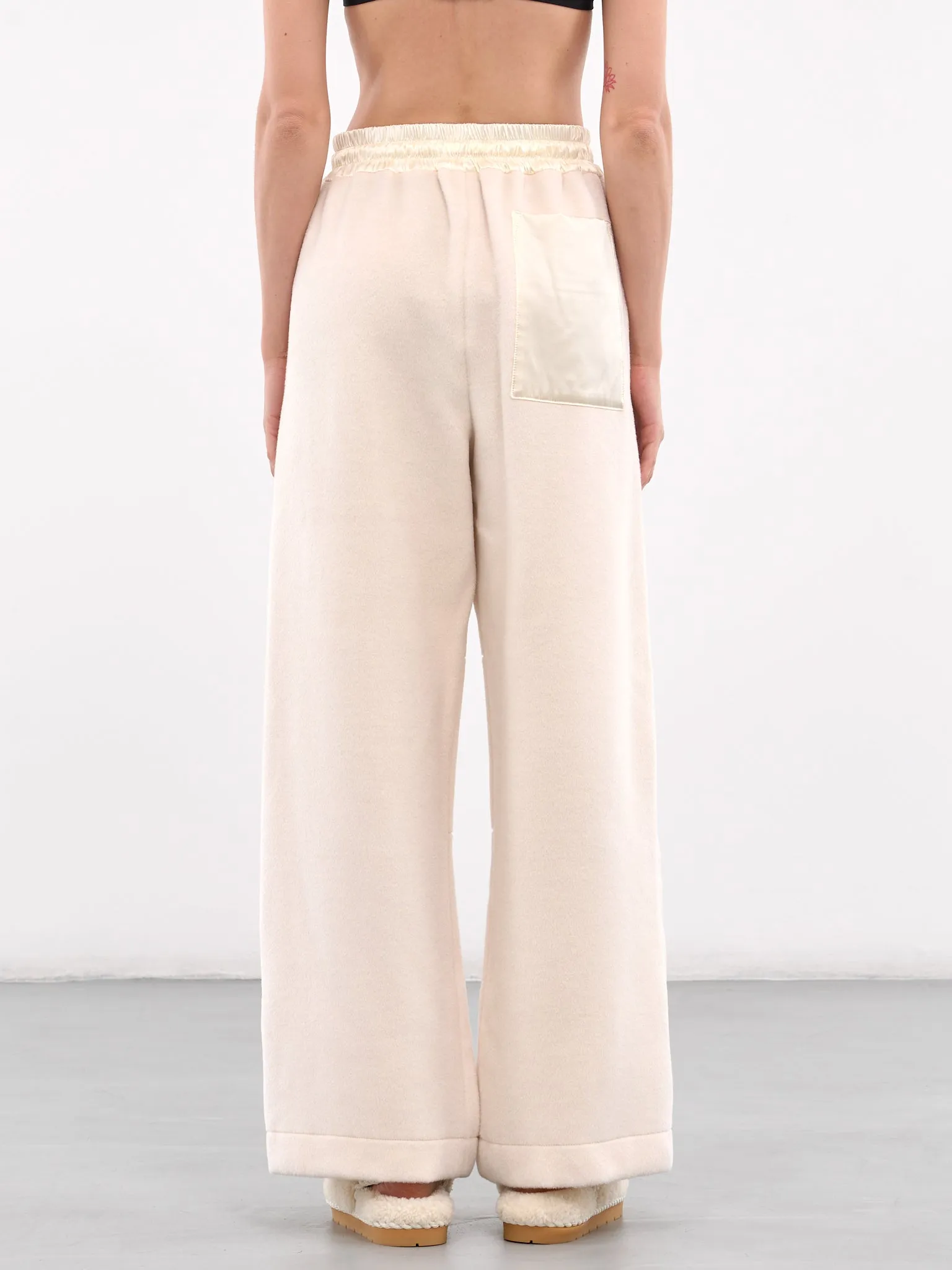 Wide Leg Drawstring Trousers (J40KA0250-J20228-OFF-WHITE)